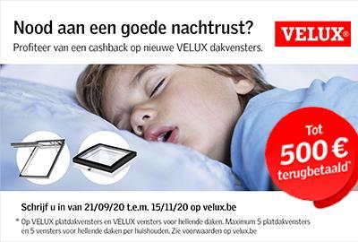 Tot €500 terugbetaald op Velux vensters