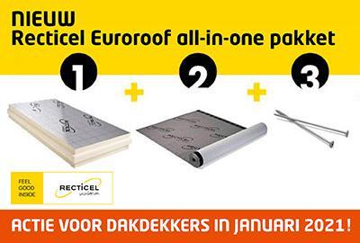Nieuw: Recticel Euroroof all-in-one + Actie voor dakdekkers in januari 2021