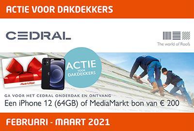 Actie voor Dakdekkers: Cedral onderdak