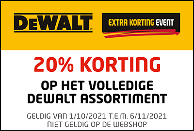 DeWalt Extra Korting Event