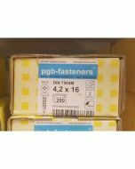 PGB Zelfborende schroef DIN 7504M 4,2x16mm (200 stuks)