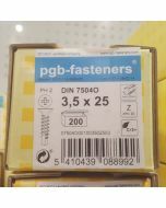 PGB Zelfborende schroef DIN 7504O 3,5x25mm (200 stuks)