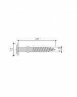 Eternit Cedral Bolkopschroef C54 Muis 4,8x38mm (100 stuks)