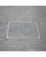 Klinkerdeksel aluminium 70x70x8