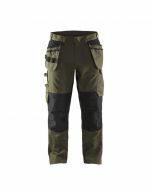 Blåkläder Service Werkbroek stretch groen/zwart - maat C54