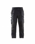 Blåkläder Service Werkbroek stretch zwart/rood - maat C48