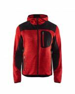 Blaklader Gebreide vest Softshell rood - maat L