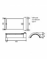 Monier Postel 20 / Fontenelle Halfronde Noordboom Double Black