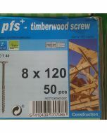 PGB Flenskophoutschroef P17 8x120mm (50 stuks)