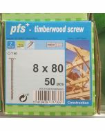 PGB Flenskophoutschroef P17 8x80mm (50 stuks)