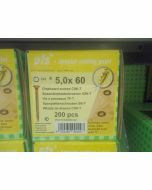 PGB Spaanderplaatschroef VZK-T 5,0x060mm (200 stuks)