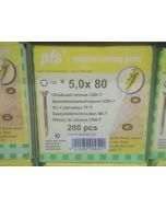 PGB Spaanderplaatschroef VZK-T 5,0x080mm (200 stuks)