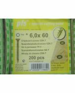 PGB Spaanderplaatschroef VZK-T 6,0x060mm (200 stuks)