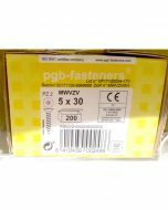 PGB Spaanderplaatschroef VK-Z 5x30mm (200 stuks)