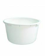 Mortelkuip PVC 90l wit