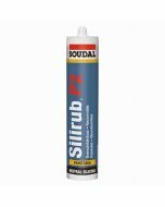 Soudal Silirub P2 overschilderbare silicone wit 310 ml