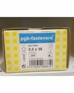 PGB Zelfborende schroef DIN 7504K 5,5x38mm (200 stuks)