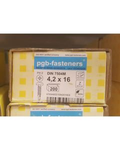 PGB Zelfborende schroef DIN 7504M 4,2x16mm (200 stuks)