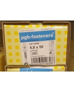 PGB Zelfborende schroef DIN 7504M 4,8x50mm (200 stuks)