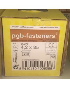 PGB Snelbouwschroef type S 4,2x85mm (200 stuks)
