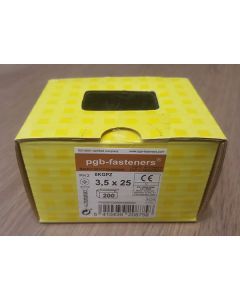 PGB Zelfborende Snelbouwschroef type Z 3,5x25mm (200 stuks)