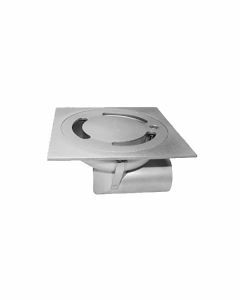 Aco Eko Horizontal Vloerafvoerput Inox 150x150 horizontaal