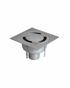 Aco Eko Vloerafvoerput Inox 200x200 verticaal