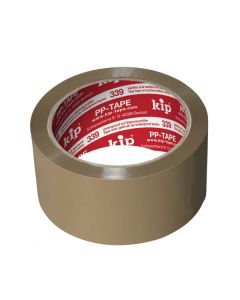 Kip 339-70 PP Verpakkingstape 50mm bruin - 66m