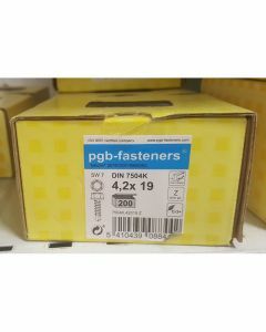 PGB Zelfborende schroef DIN 7504K 4,2x19mm (200 stuks)