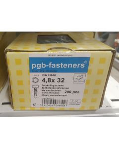 PGB Zelfborende schroef DIN 7504K 4,8x32mm (200 stuks)
