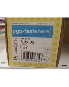 PGB Zelfborende schroef DIN 7504K 6,3x32mm (200 stuks)