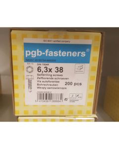 PGB Zelfborende schroef DIN 7504K 6,3x38mm (200 stuks)