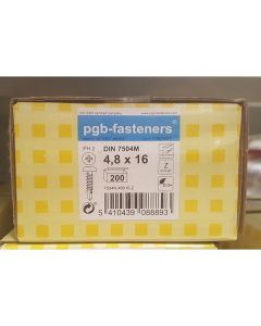 PGB Zelfborende schroef DIN 7504M 4,8x16mm (200 stuks)