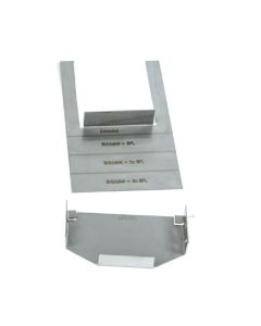 Euroline 100 Discreet 65 Inox BFL Eindplaat inox