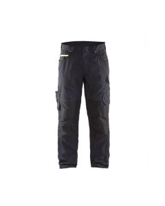 Blåkläder Service Werkbroek stretch zwart/geel - maat C56