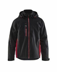 Blaklader Shelljack zwart/rood - maat S