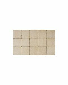 Coeck Betonklinker in-line getrommeld 15x15x6 dolomiet-geel