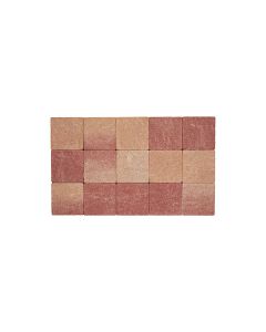 Coeck Betonklinker in-line getrommeld 15x15x6 rose-rood