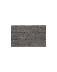 Coeck Betonklinker in-line getrommeld 15x15x8 zwart 
