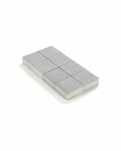 Coeck Betonklinker in-line getrommeld grijs-zwart 20x20x6