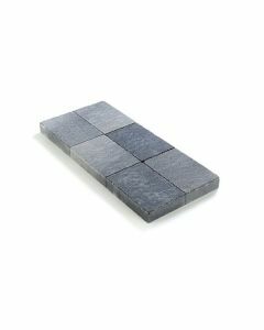 Coeck Betonklinker in-line getrommeld grijs-zwart 20x30x6
