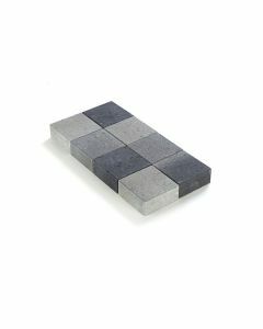 Coeck Ongetrommelde Klinker velling 20x20x6 grijs-zwart