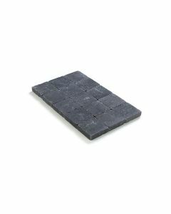 Coeck Getrommelde Klinker 15x15x4 grijs-zwart