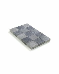 Coeck Getrommelde Klinker 15x15x5 grijs-zwart