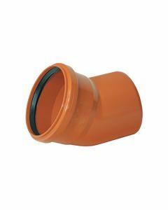 Nicoll PVC Bocht 30° M/S Ø125 oranje