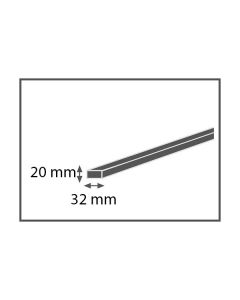 Tengellat ruw gedrenkt 20/32 (lengte 1,35m)