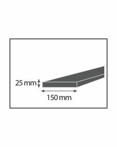 Voliges ruw RND 25x150mm (lengte 3,60m)