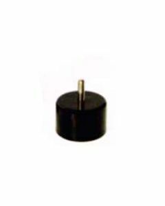 D-Fence Einddop PVC met pin 42mm zwart