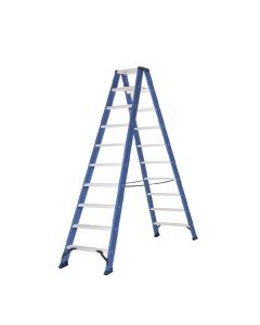 DAS Blue dubbele trapladder 2x10