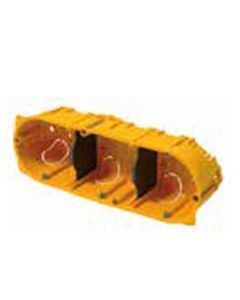 Drievoudige Inbouwdoos horizontaal 3V 71mm
